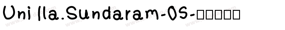 Uni Ila.Sundaram-05字体转换